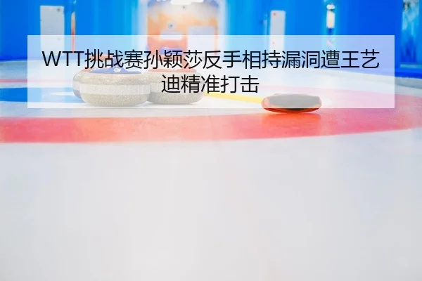 WTT挑战赛孙颖莎反手相持漏洞遭王艺迪精准打击